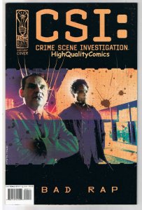 CSI / CRIME SCENE INVESTIGATION #2, VF, Bad Rap, Variant, more CSI in store