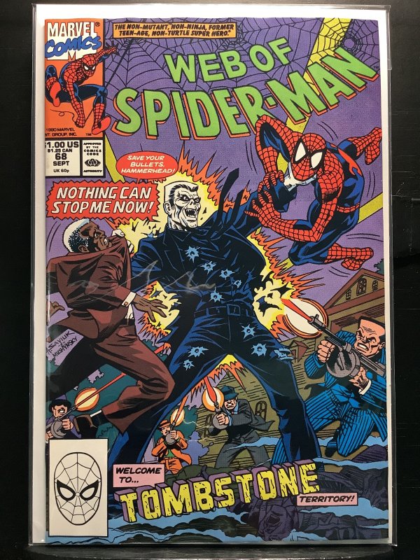 Web of Spider-Man #68 Direct Edition (1990)