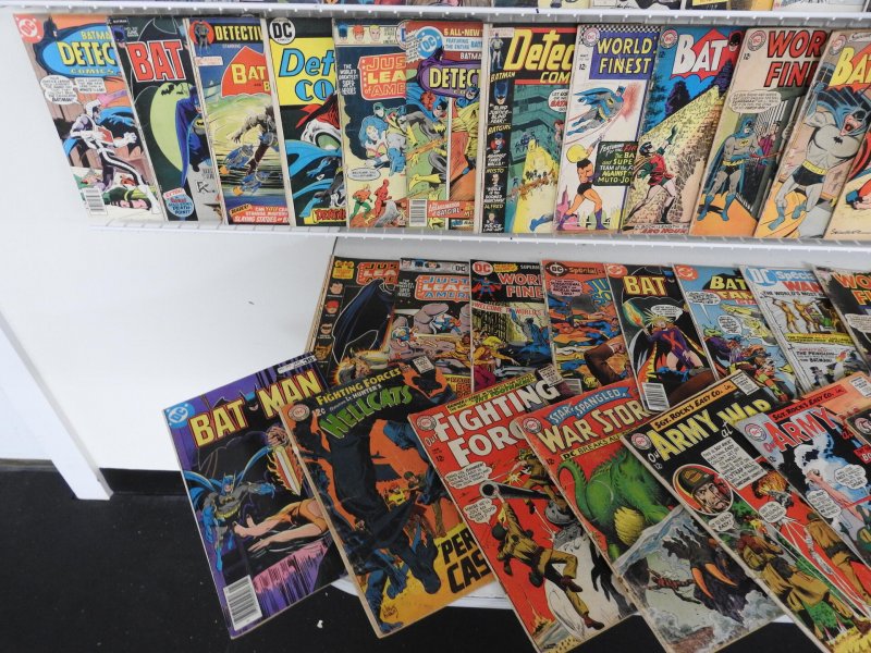 Huge Lot of 150+ Golden-Bronze Comics W/ Batman, World's Finest, Superman