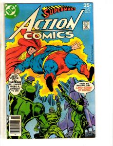 6 Action Comics Feat. Superman DC Comic Books # 477 479 480 481 483 498 CR12