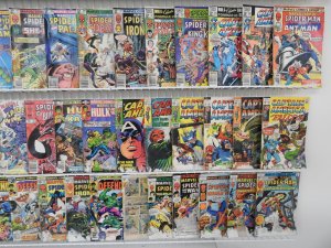 Huge Lot 150+ Low Grade Comics W/ Marvel Team-Up, Captain America +More See desc