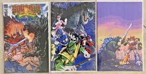 GODZILLA VS. MMPR (POWER RANGERS) II #1 | IDW | 3 VARIANT COVERS | 8-BIT, VIRGIN