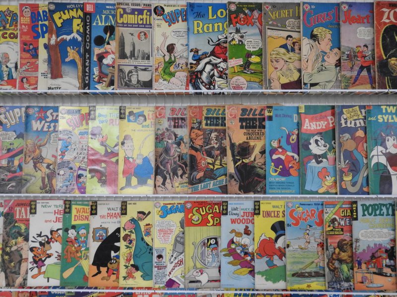 Huge lot of Gold/Silver/Bronze Age Comics W/ Batman, Bugs Bunny+