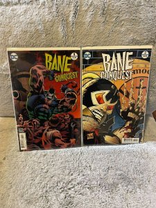 Lot of 2 Books BANE CONQUEST #1 VARIANT & 2 DC Comics  