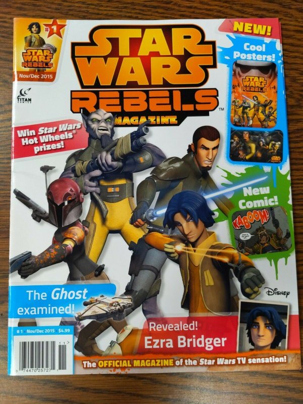 Star Wars Rebels Magazine 1 1st Appearance Sabine Wren And Ezra Bridger Comic Books Modern Age Titan Books Star Wars Hipcomic