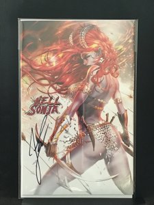 Hell Sonja #3 signed by Jamie Tyndall with COA