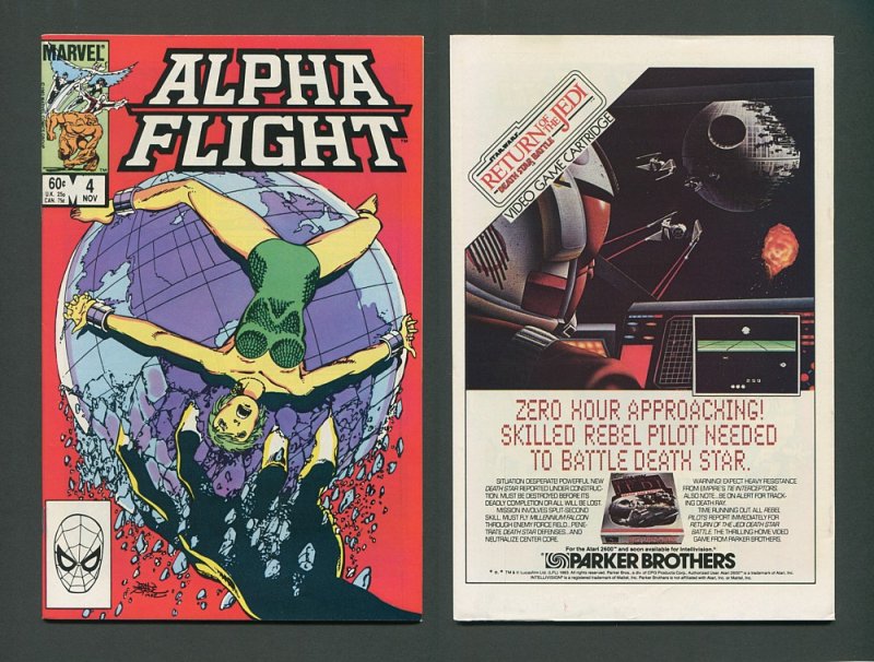 Alpha Flight #1  #2  #3  #4 (SET) /  VFN    1983