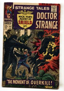 STRANGE TALES #151--comic book--1966--NICK FURY--DR STRANGE--Marvel