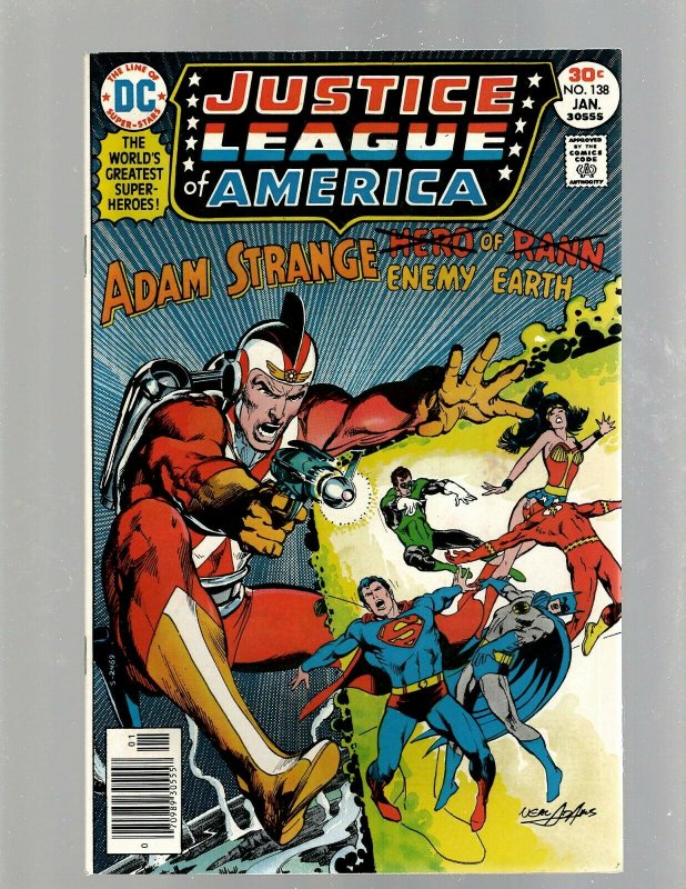 Justice League Of America # 138 NM DC Comic Book Neal Adams Cover Art Flash GK34