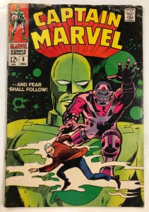 CAPTAIN MARVEL (May 1968 ) 8 GOOD classic Gene Colan, Vince Colletta
