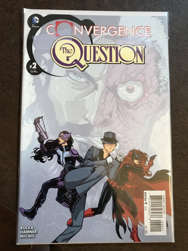 Convergence The Question 1,2 Complete Mini-Series Set 2015 Greg Rucka!