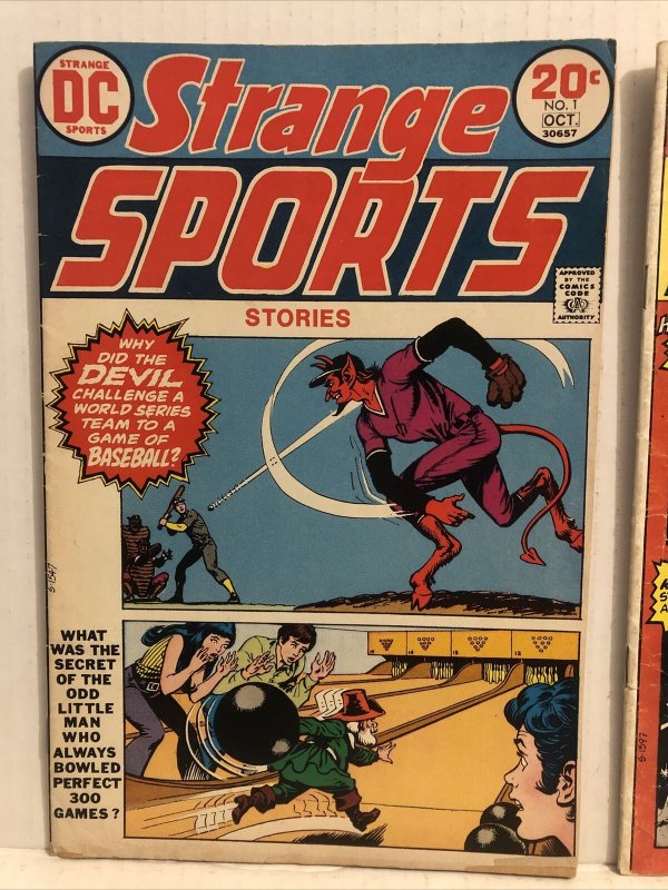 Strange Sports Stories #1 And 2 Lot Of 2