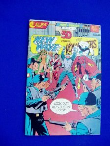 THE NEW WAVE vs The VOLUNTEERS #2 3-D, VF/NM, Eclipse, 1987, w/ glasses