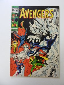 The Avengers #61 (1969) VG condition bottom staple detached from cover