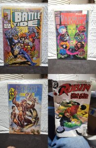 Lot of 4 Comics (See Description) Battletide, Robin