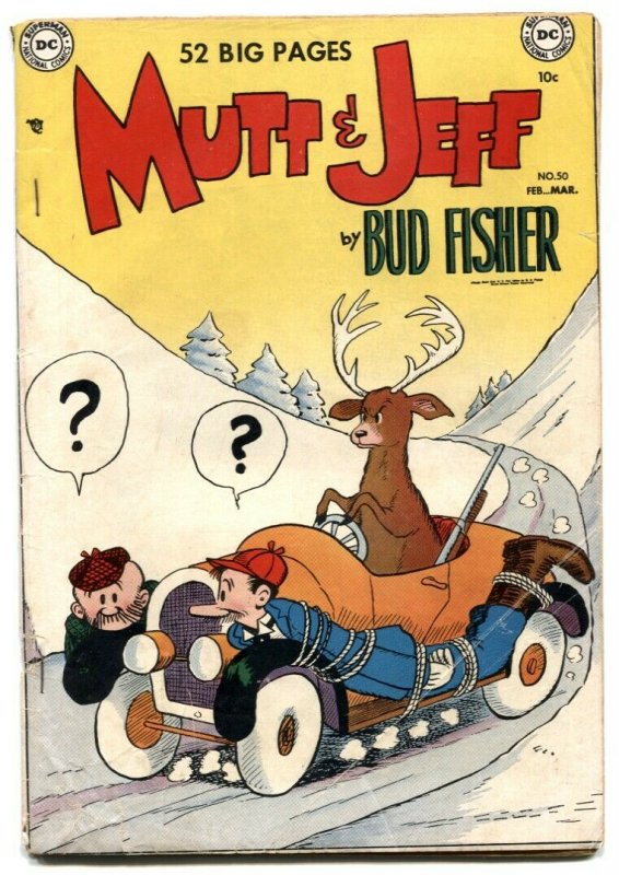 Mutt and Jeff #50 1950- BUD FISHER- Golden Age G/VG