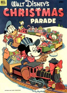 Walt Disney's Christmas Parade (Dell) #4 GD ; Dell | low grade comic 1952 Mickey