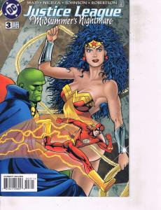 Lot Of 2 Comic Books DC Justice League Midsummer's Nightmare #2 3  LH24