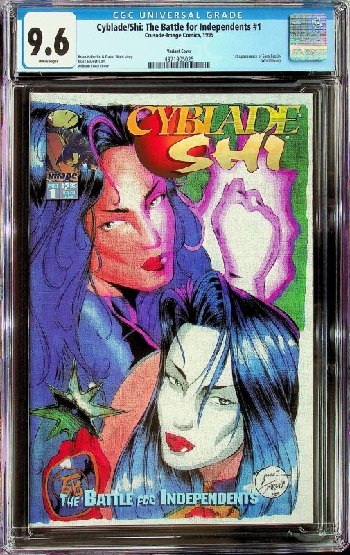 Cyblade/Shi: Battle for Independents #1 Var. (1995) - CGC 9.6 - Cert#4371905025