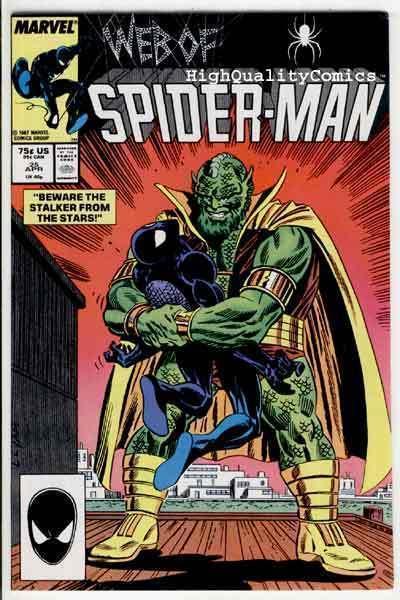 WEB of SPIDER-MAN #25, NM, Stalker , Alien, Webbing, 1985, more in store