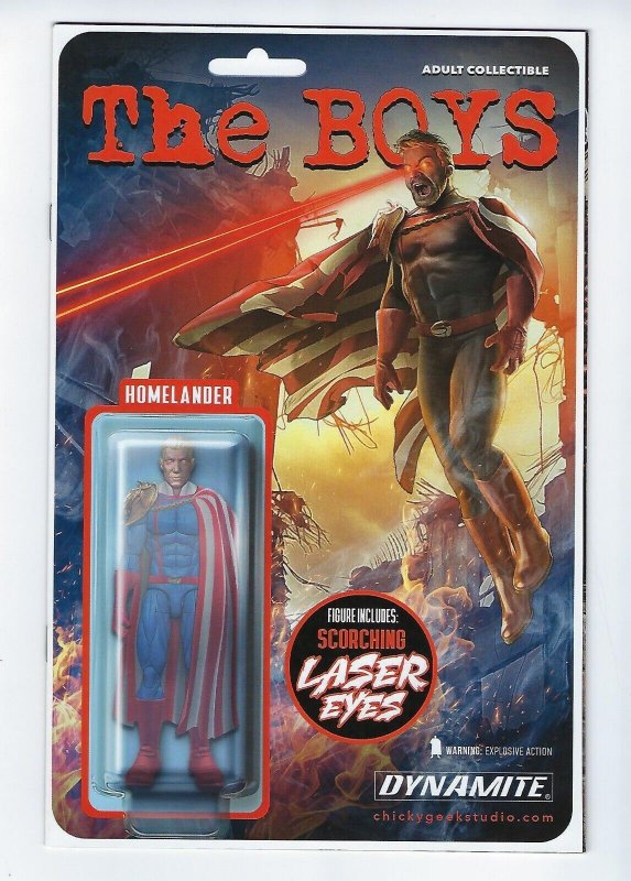 ?THE BOYS 1 Rob Csiki HOMELANDER/BUTCHER Action Figure COMIC Set LTD 500 NM?