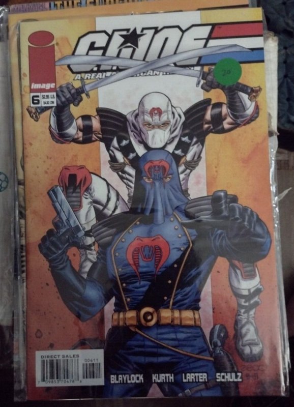 GI JOE A REAL AMERICAN HERO # 6  2002 IMAGE    STORM SHADOW painted cvr g.i. joe