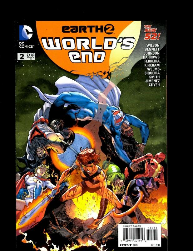14 Comics Flash 2 Elongated Man 1 Worlds End 2 Brightest Day 2 Countdown 1+ J413