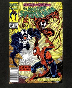 Amazing Spider-Man #362 2nd Carnage! Venom! Human Torch!