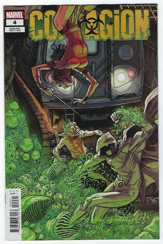 Contagion # 4 of 5 Browne Variant Cover NM Marvel