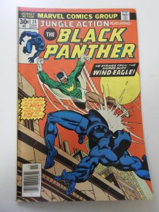 Jungle Action #24 (1976) VG+ Condition tape residue fc