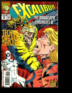 12 Excalibur Deluxe Marvel Comics # 73 74 75 76 77 78 79 80 81 82 83 84 JF26