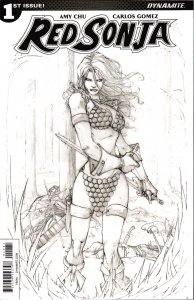 Red Sonja #1 Cover H Retailer Incentive B&W Camuncoli (2017) New