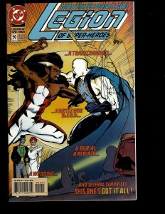 12 Legion Of Super-Heroes DC Comics #46 47 48 49 50 51 52 53 54 55 56 57 GK33