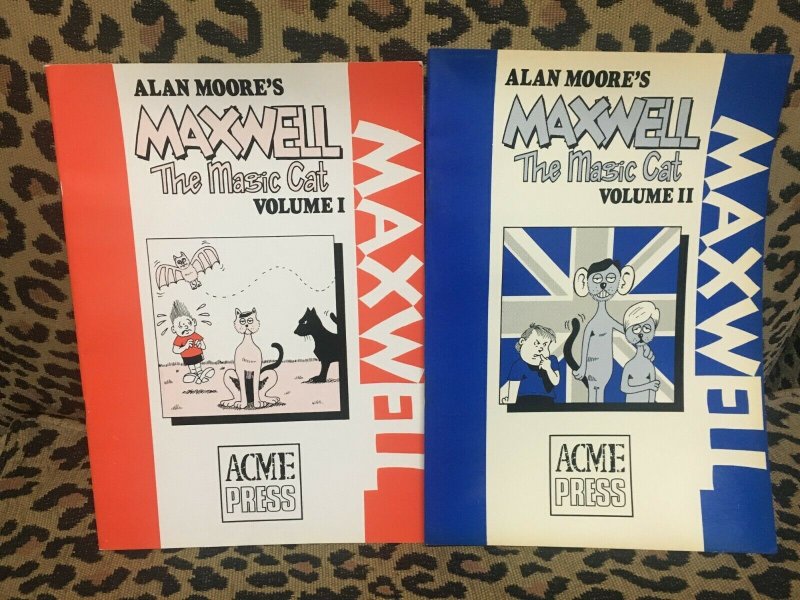 Alan Moore's Maxwell The Magic Cat - The Complete 4 Volume Set - Very Rare VG+