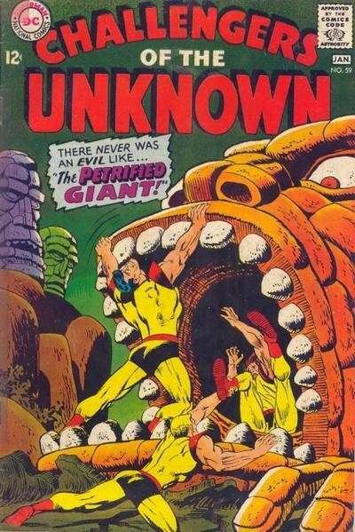 Challengers of the Unknown (1958 series)  #59, Fine (Stock photo)