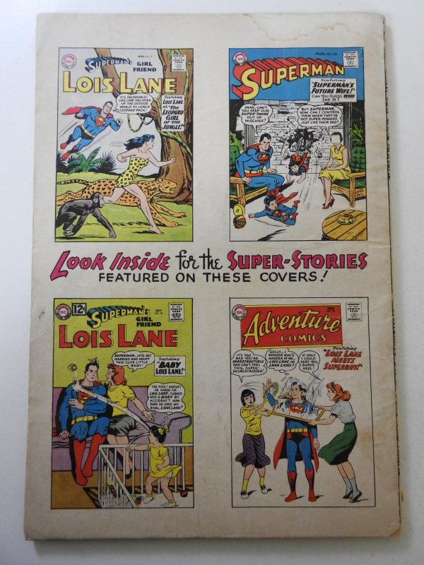 Lois Lane Annual #1 (1962) GD/VG Condition moisture damage, 1/2 in spine split