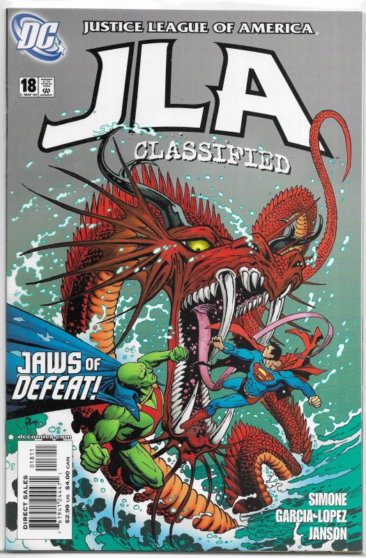 JLA Classified   #18 FN/VF (Hypothetical Woman 3)