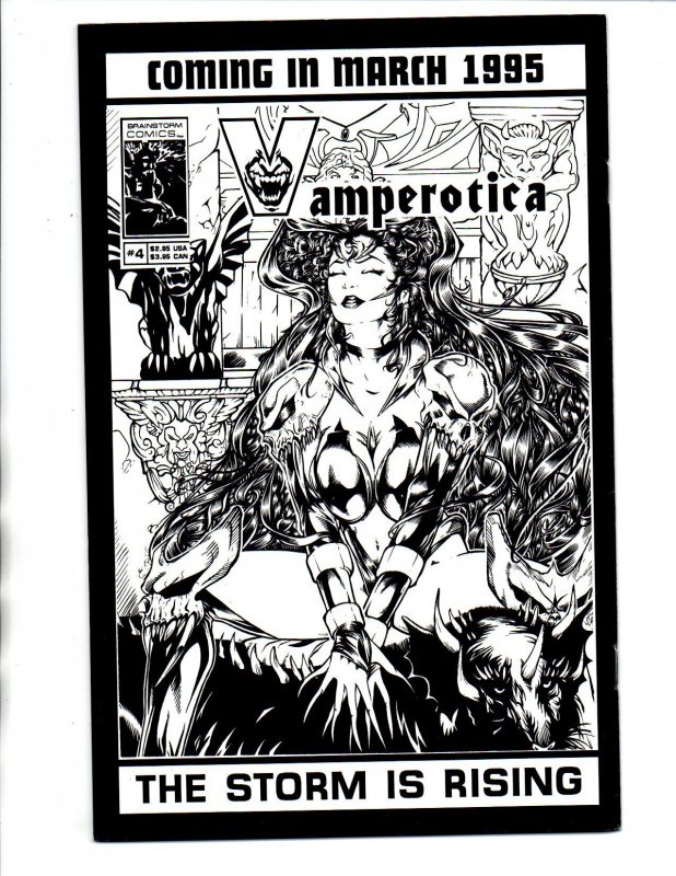 Vamperotica #3 - 1st Print - sexy vampire girl - 1994 - VF