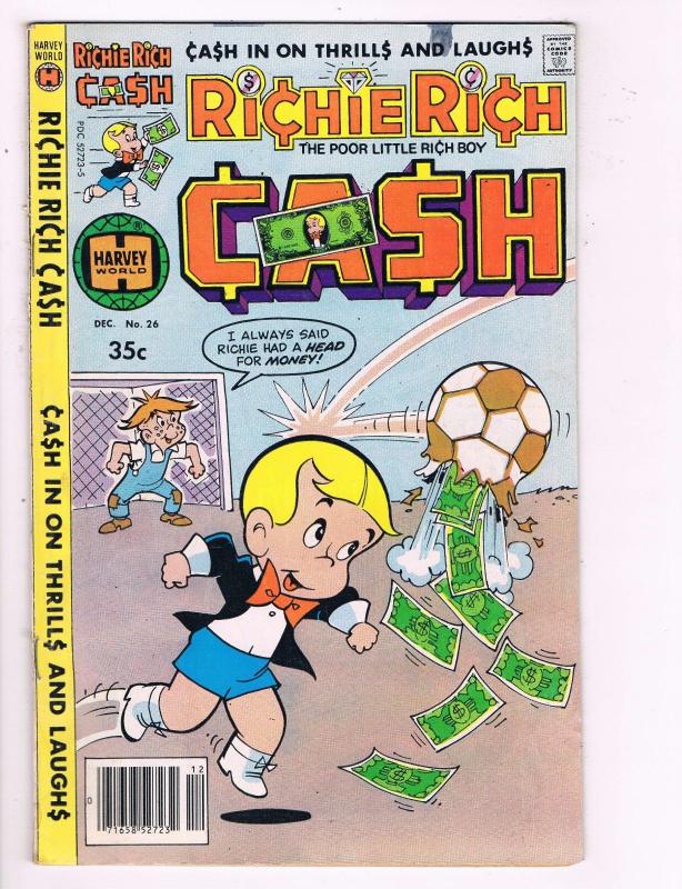 Richie Rich Cash #26 VF Harvey World Comic Book DE7