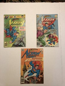 Action Comics #464 ,465, And 467 Lot Of 3