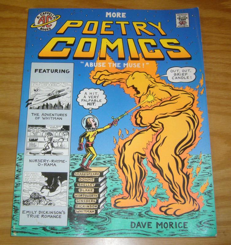 More Poetry Comics SC VF dave morice - a cappella books - graphic novel