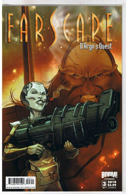 FARSCAPE D'Argo's Quest #3 B, NM, Sci-Fi, Crichton, Aeryn Sun, 2009