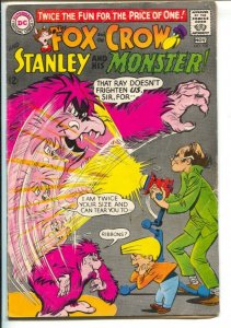 Fox And The Crow #106 1967-DC--Stanley & His Monster- sci-fi cover-VG