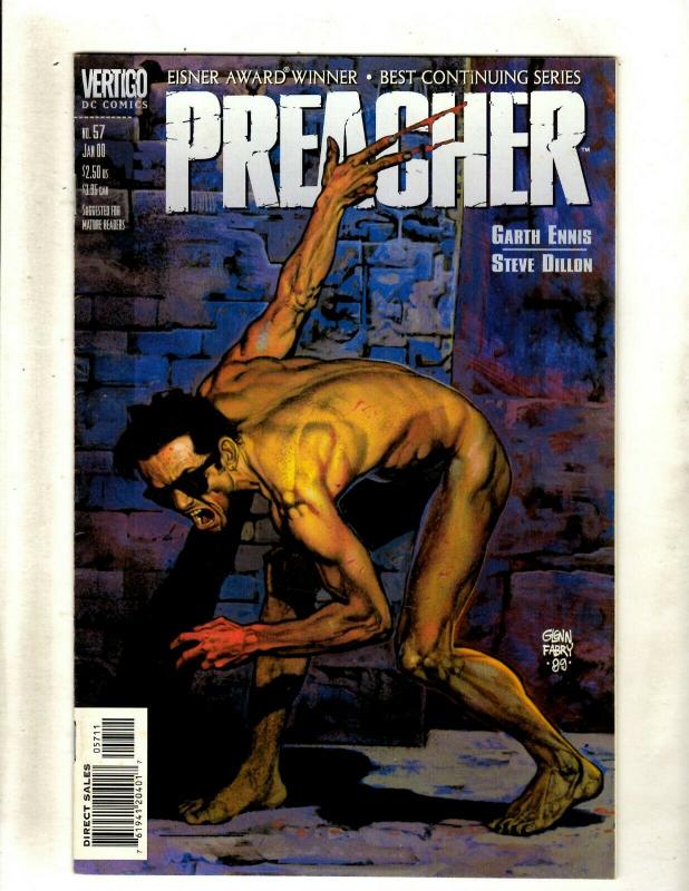 Lot of 10 Preacher Veritgo DC Comic Books #57 58 59 60 61 62 63 64 65 66 HY3