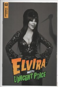 ELVIRA MEETS VINCENT PRICE #2 E, Mistress of the Dark, Photo, NM, Dynamite, 2021