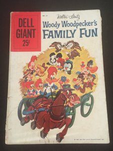 WOODY WOODPECKER'S FAMILY FUN Dell Giant #24 G Condition