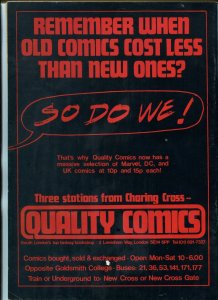 Warrior Magazine #8 1982- Marvelman- V For Vendetta- Alan Moore British VF