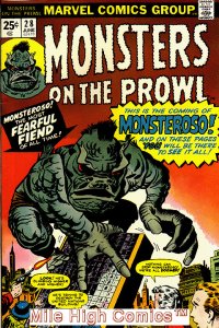 MONSTERS ON THE PROWL (1971 Series) #28 Very Fine Comics Book