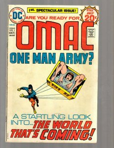 OMAC # 1 FN DC Comic Book One Man Army Jack Kirby Art Fourth World RB8