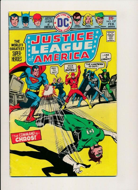 DC Comics Justice League America #127, 1976  ~ VG (PF483) 